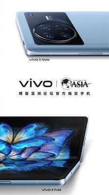 vivo X Note官宣 与X Fold共同成为博鳌亚洲论坛官方指定手机