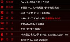 万元预算8700/GTX1080Ti高配电脑主机台式游戏全套推