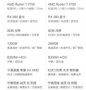 3A平台吃鸡利器：锐龙7 2700的位置与i7-8700同一水