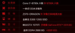 全面升级9700K对战8700、通用RTX2070看谁更强