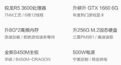 AMD锐龙三代 R5 3600/GTX1660对比1660Ti评测