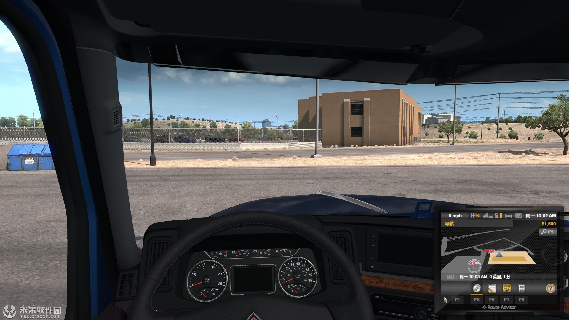超好玩的模拟游戏：美国卡车模拟Mac中文版