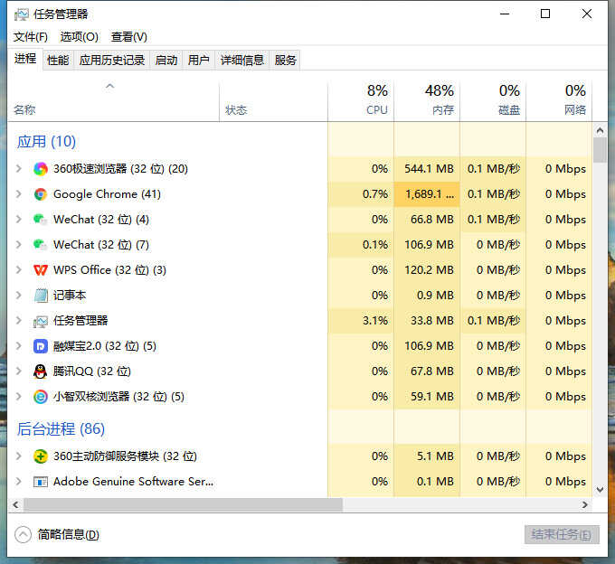 电脑打开任务管理器的方法有哪几种