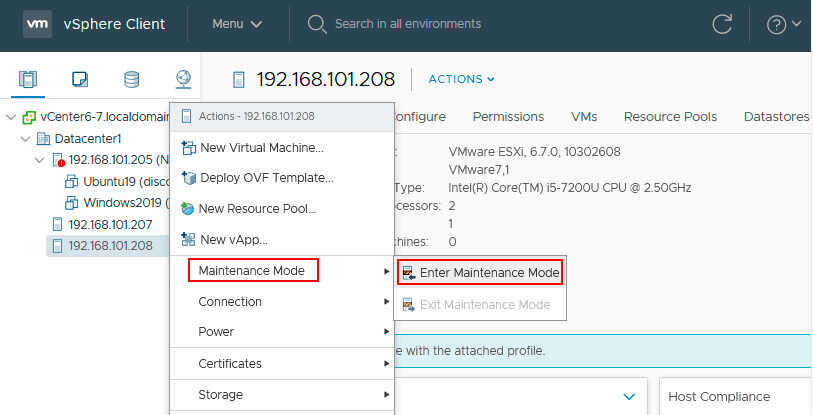 VMware中创建和设置主机配置文件