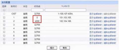 交换机配置方法，生成树功能配置指导