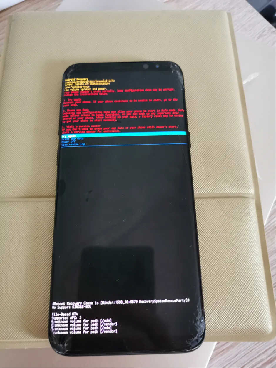 三星大量手机系统奔溃无法进入系统，拯救方法。