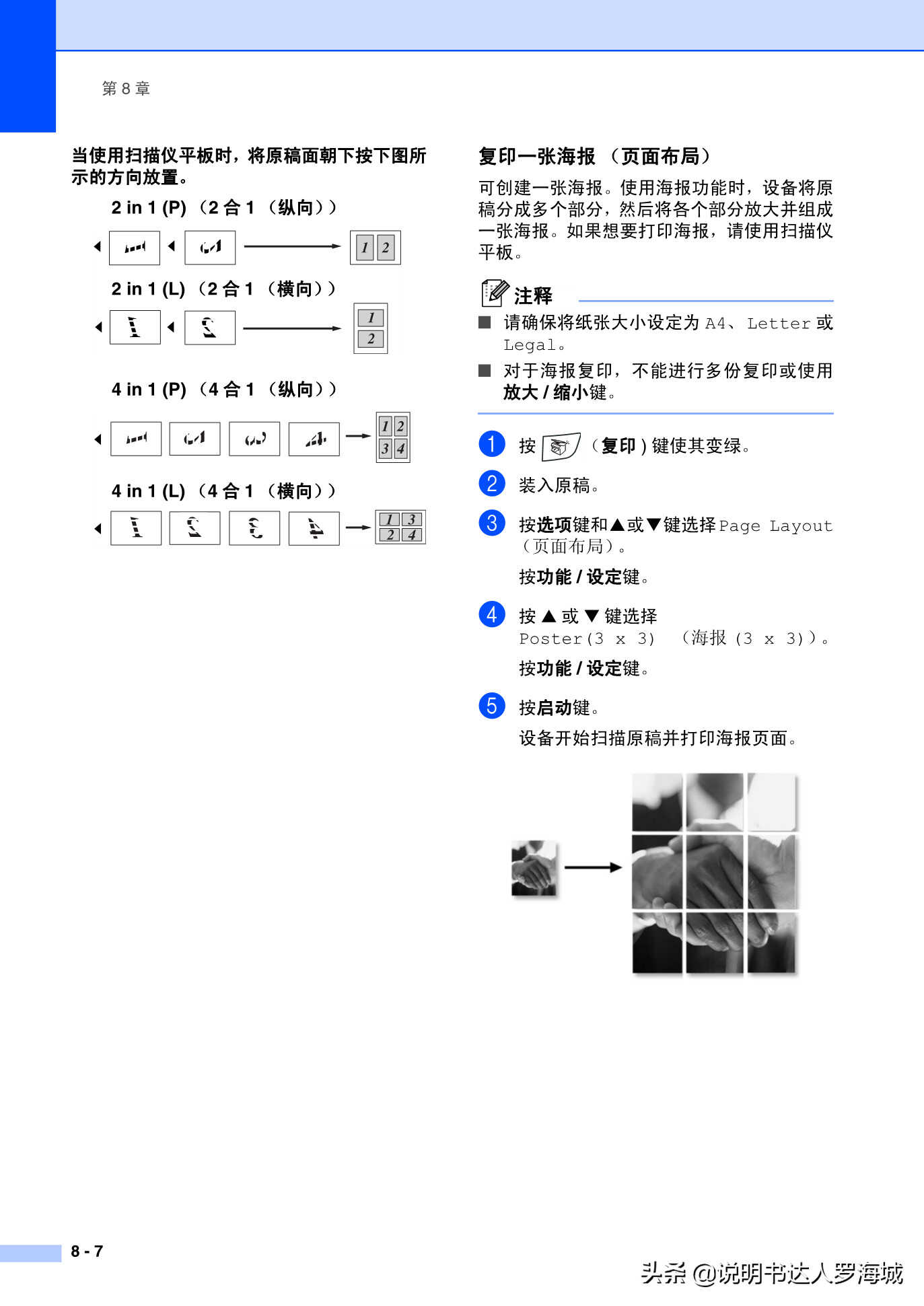 办公打印｜兄弟多功能打印机MFC-7420说明书