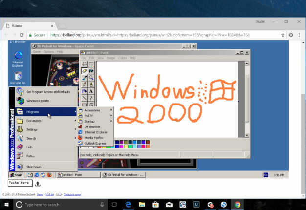 怀旧网站：线上虚拟机带你重温Windows 2000