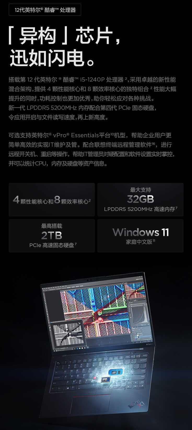 ThinkPad X1 Carbon 2022上市：依旧是商务办公最佳选择之一