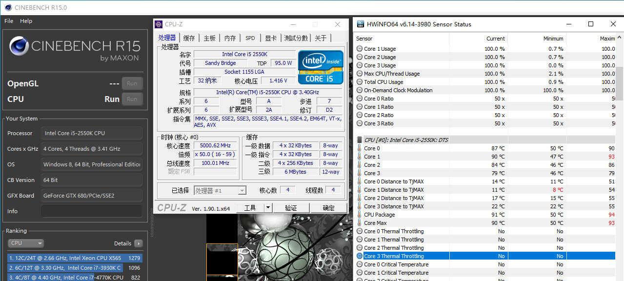 2012年的i5-2550K超频5G战i3-9100F？1000元怀旧主机就此诞生