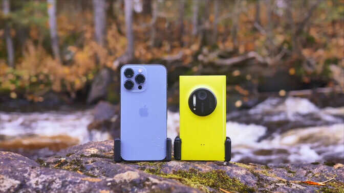 iphone13pro和諾基亞lumia1020拍照對比:1200萬和4100萬差距真大