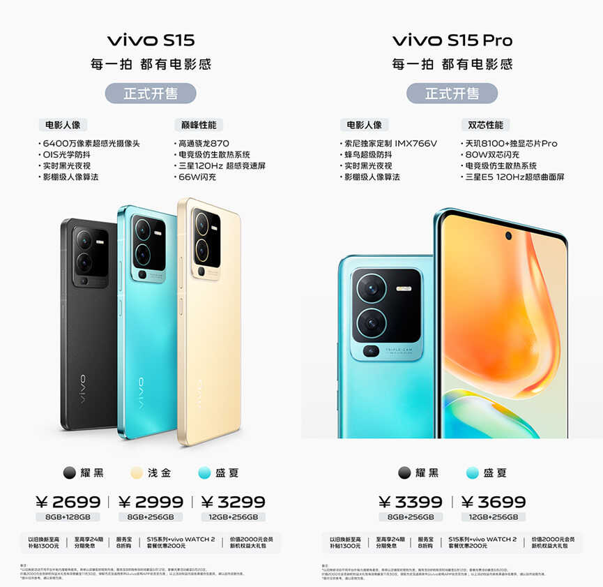 高颜值与全能表现兼备！全新vivo S15系列成为智能手机市场新宠
