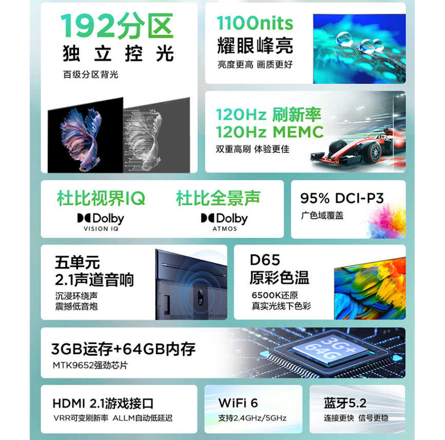 618各家降价力度大，86英寸电视5555元起，四款超大屏电视盘点