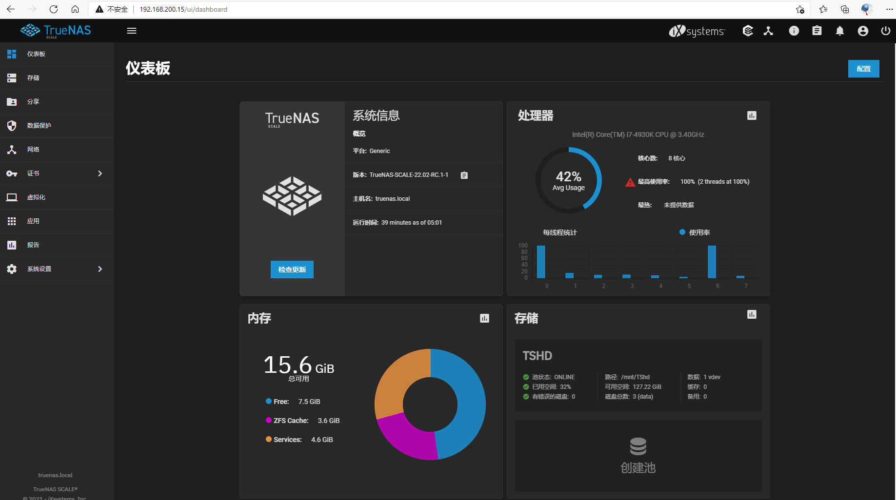 TrueNAS-搭建简单的家用、企业共享盘—文件服务器教程