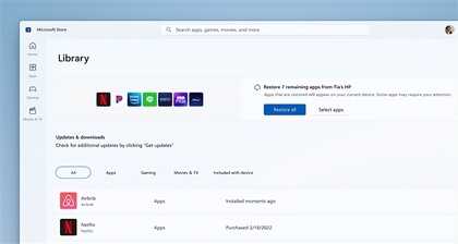 误删软件一键恢复：Win11尝鲜“恢复应用程序”功能