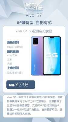 5G自拍旗舰 vivo S7值不值得买看完秒懂