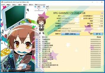 用料厚道，速度超快！威刚XPG翼龙S70固态硬盘PCIe4.0 测试