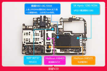 荣耀V20拆机详解：物超所值还是物廉价高？