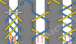 运动鞋鞋带的系法图解 运动鞋系鞋带的24种花样