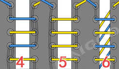 运动鞋鞋带的系法图解 运动鞋系鞋带的24种花样