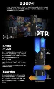 三星970 EVO Plus固态硬盘直降300元 515GB仅售449元