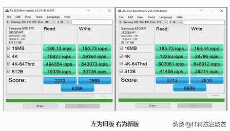 旧瓶装新酒，三星970EVO固态硬盘测评，性能提升明显