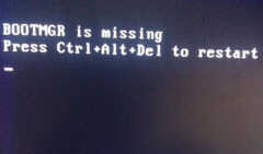 bootmgr is missing怎么解决（显示bootmgr is missing解决方法）