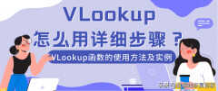 vlookup函数怎么用详细步骤（VLookup函数的使用方法及实例）