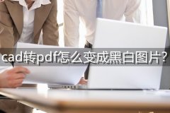 彩色cad怎么转为黑白pdf（cad图纸转pdf格式黑白）
