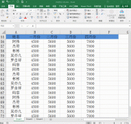excel表格锁定第一列其他滚动（excel锁定列行不滚动）
