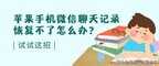 苹果聊天记录删除怎么恢复（恢复苹果手机已删除聊天记录的步骤）