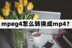 mpeg4怎么转换成mp4（mpeg4转mp4的方法）