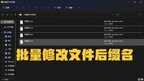 怎么更改文件类型后缀（批量自动修改文件后缀名拓展名格式方法）