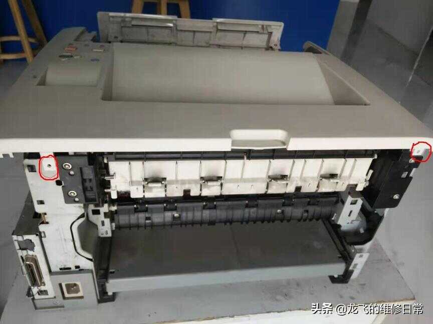 HP 5200打印机，纸张连续进纸，导致卡纸，分享下拆机和维修方法