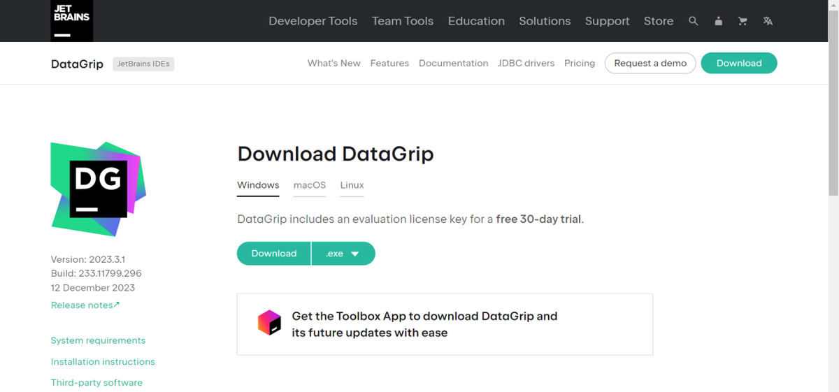 Datagrip激活2023.3.4(最新 DataGrip 2023.3.1 专业版安装与激活(带激活工具激活码))