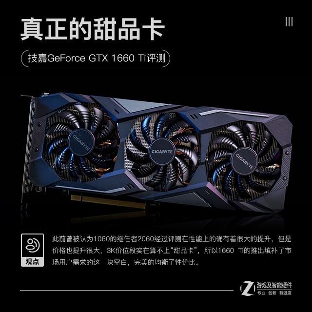 技嘉GTX GeForce1660 Ti评测：真正的甜品卡