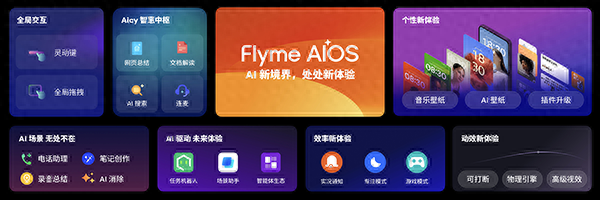 魅族召开新品发布会：全新Flyme AIOS正式发布 将构建全球智能出行科技生态