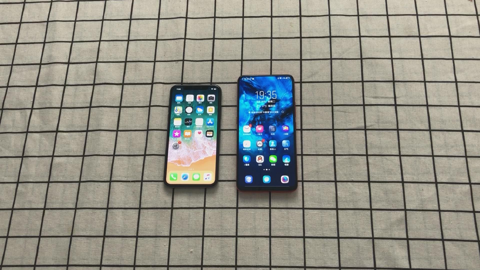 vivo NEX A 速度对比iPhone X，网友：结果很明显！